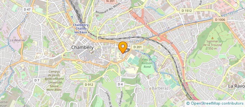 localisation de l'entreprise CRAM CLERMONT FERRAND à CHAMBERY