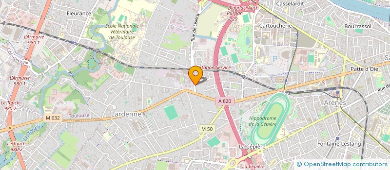 localisation de l'entreprise CRAM WORLD  TOULOUSE