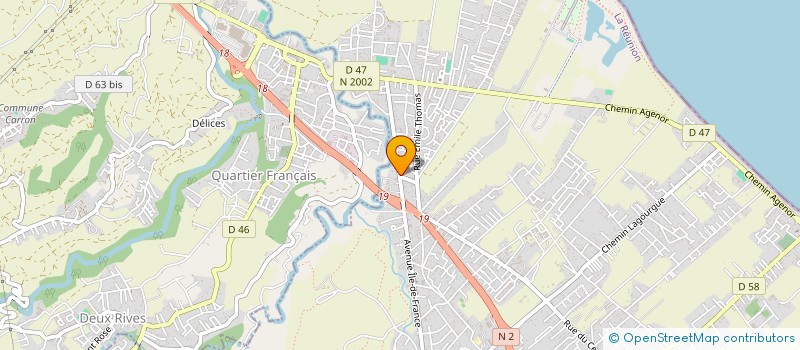 localisation de l'entreprise CRAMA ASSURANCES  LE PORT