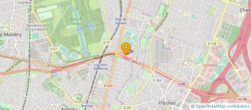 localisation de l'entreprise CRAMA PARIS VAL DE LOIRE à ANTONY