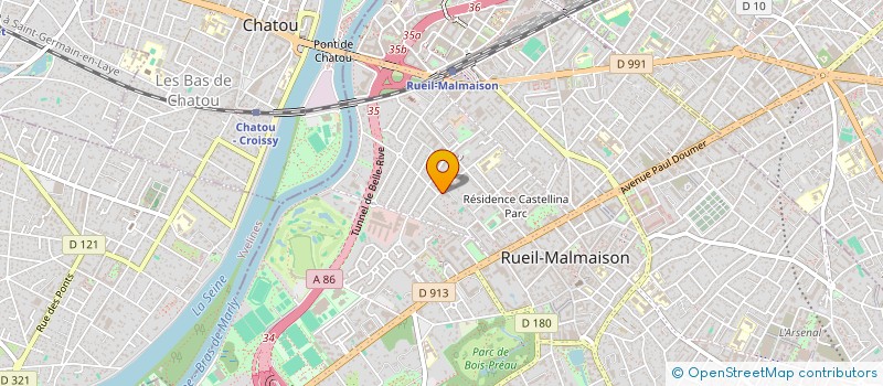 localisation de l'entreprise CRAMAIL à RUEIL MALMAISON