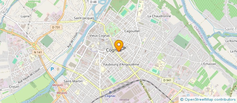 localisation de l'entreprise CRAMB à COGNAC