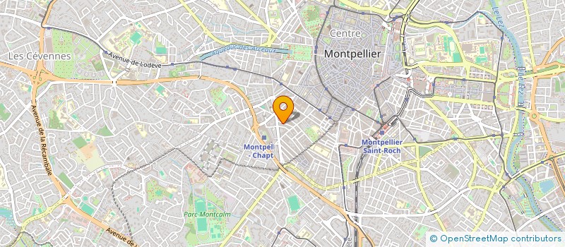 localisation de l'entreprise CRAMM à MONTPELLIER