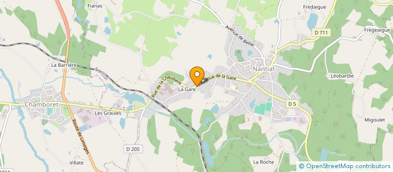 localisation de l'entreprise CRAMP 08 à COMPREIGNAC