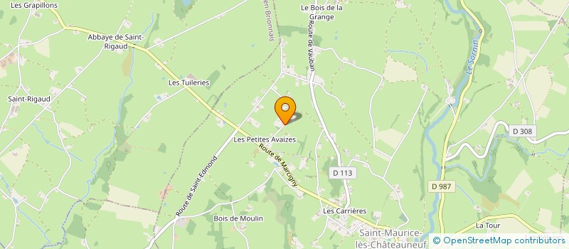 localisation de l'entreprise CRAMPONS D'ELITE  SAINT-MAURICE-LES-CHATEAUNEUF