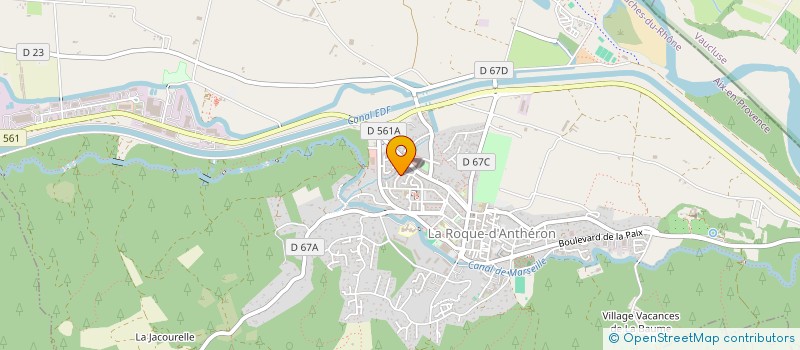 localisation de l'entreprise CRAMPONS DU CASTELLAS  LA ROQUE-D'ANTHERON