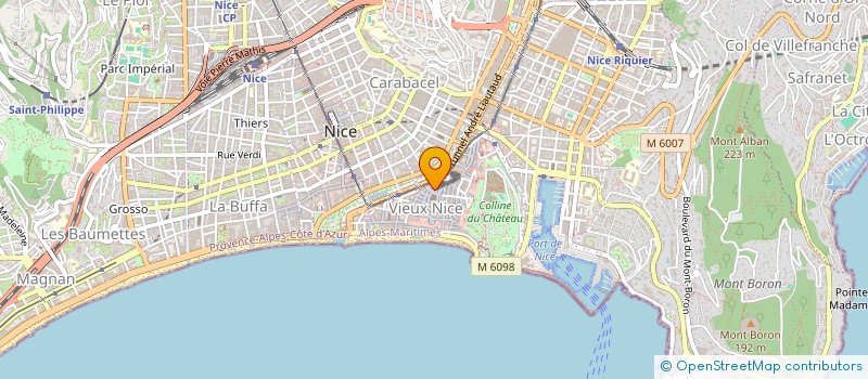 localisation de l'entreprise CRANBERRY à NICE
