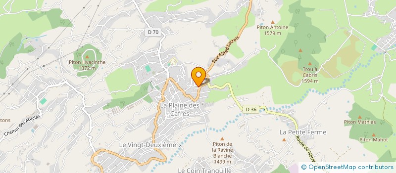 localisation de l'entreprise CRANCE  LE TAMPON