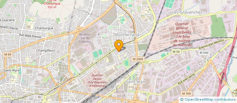 localisation de l'entreprise CRANE, POOLE & SCHMIDT  CLERMONT-FERRAND