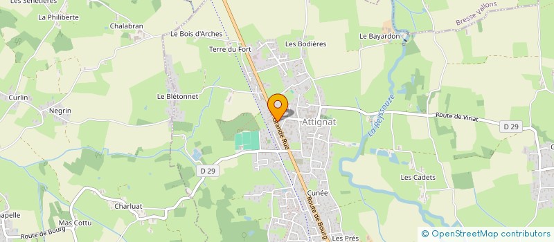 localisation de l'entreprise CRANGEAT MON ECOLE  ATTIGNAT