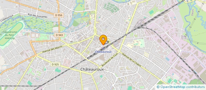 localisation de l'entreprise CRAO à CHATEAUROUX