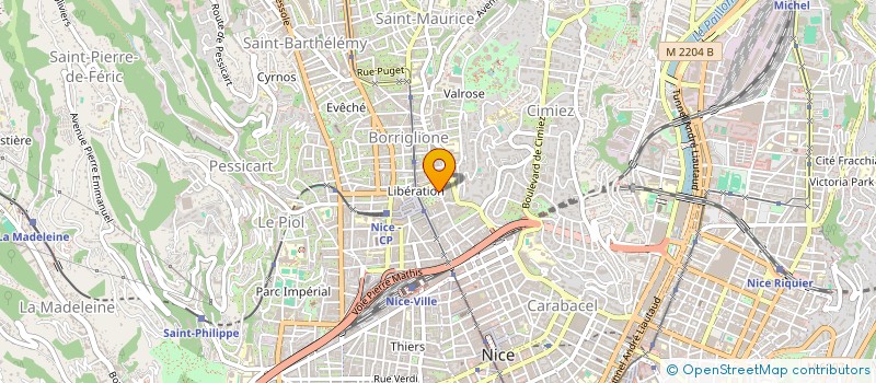 localisation de l'entreprise CRAPAUD BIKE à NICE