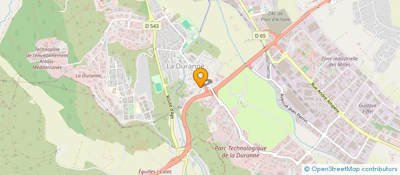 localisation de l'entreprise CRAPONNE HOLDING à AIX-EN-PROVENCE