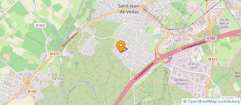 localisation de l'entreprise CRAPOUILLE & POUPETTE  SAINT-JEAN-DE-VEDAS