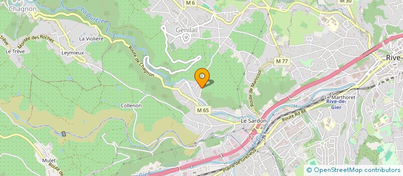 localisation de l'entreprise CRAPOUTO  GENILAC