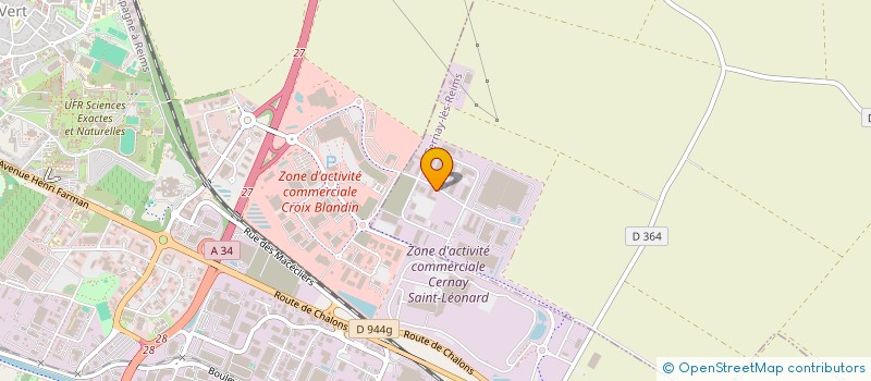 localisation de l'entreprise CRAPYDK  CERNAY-LES-REIMS