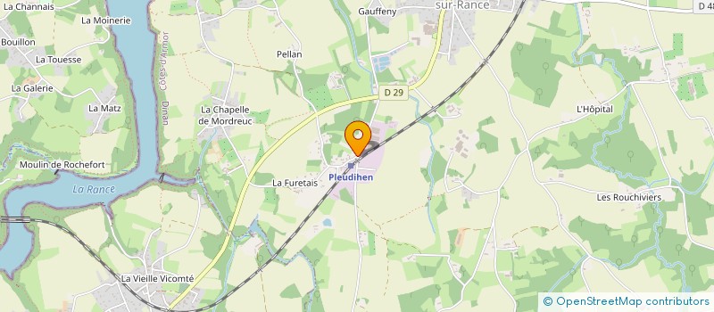 localisation de l'entreprise CRAQUELINS BELLIER  PLEUDIHEN-SUR-RANCE