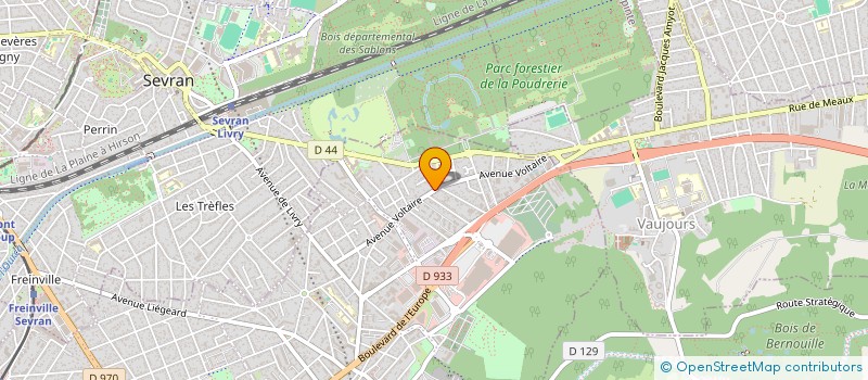 localisation de l'entreprise CRARY IMMO à LIVRY-GARGAN