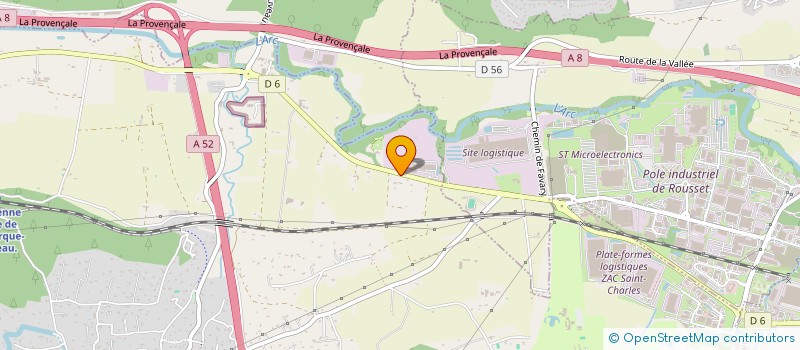 localisation de l'entreprise CRAS INVEST  FUVEAU