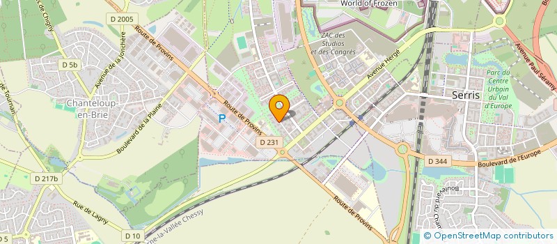 localisation de l'entreprise CRASH OVERRIDE HOLDING  MONTEVRAIN