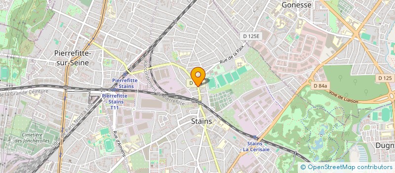 localisation de l'entreprise CRASHCARS à STAINS
