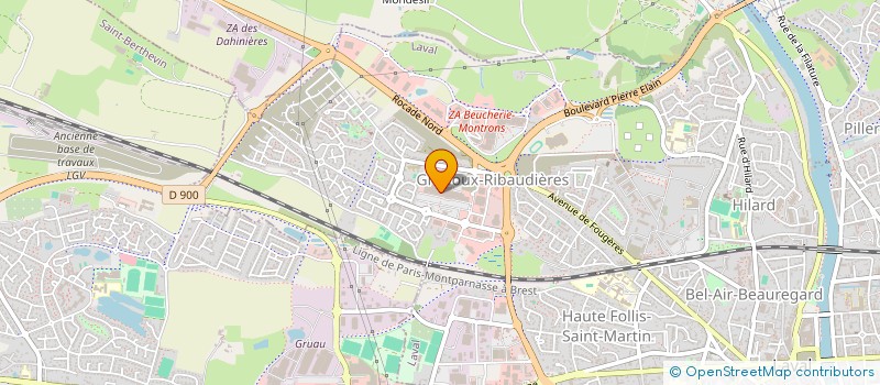 localisation de l'entreprise CRATZ 7 à LAVAL