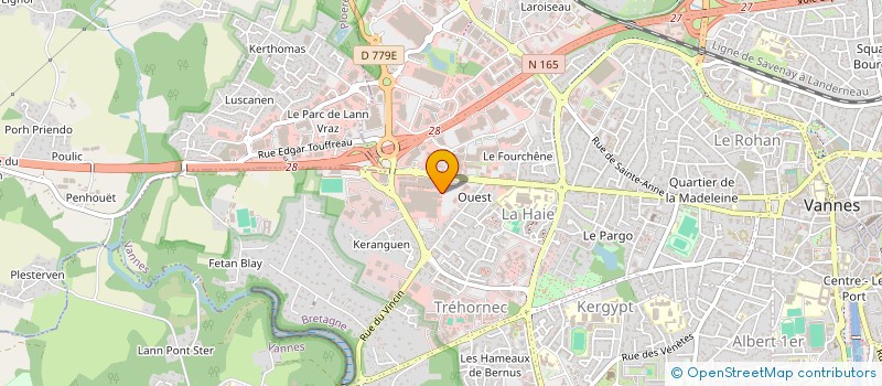 localisation de l'entreprise CRATZ 8 à VANNES