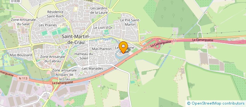 localisation de l'entreprise CRAU AGRI SERVICE  SAINT MARTIN DE CRAU