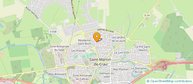 localisation de l'entreprise CRAU FUTSAL à SAINT-MARTIN-DE-CRAU