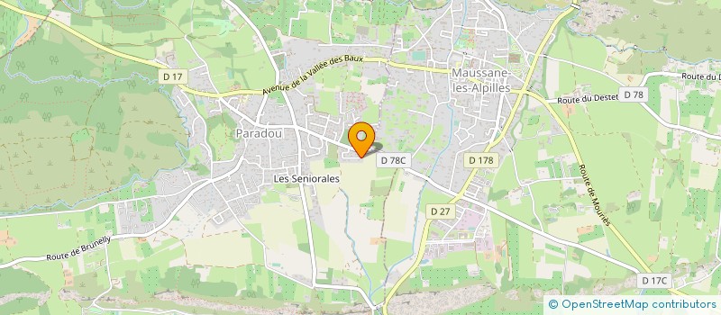 localisation de l'entreprise CRAU PATRIMOINE  PARADOU