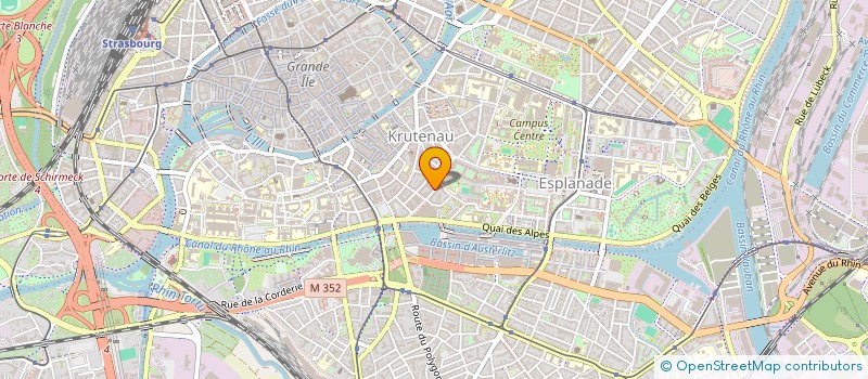 localisation de l'entreprise CRAV IMM GENEVE LAUSANNE à STRASBOURG