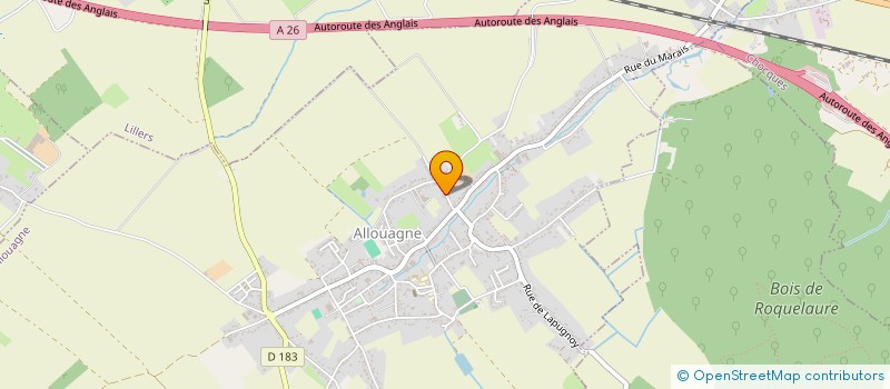 localisation de l'entreprise CRAVING PROD à ALLOUAGNE