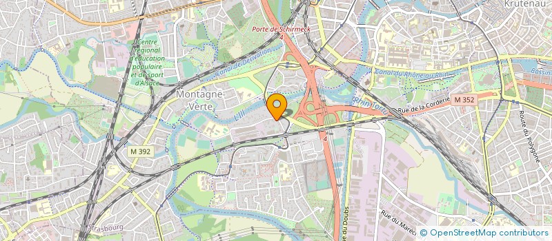 localisation de l'entreprise CRAVITA à STRASBOURG