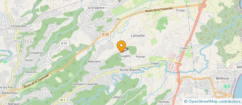 localisation de l'entreprise CRAWFISH  PETIT-BOURG