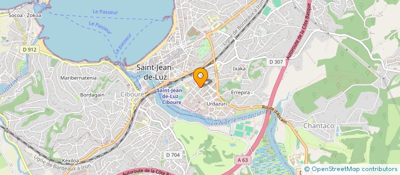 localisation de l'entreprise CRAWL OCEAN à SAINT-JEAN-DE-LUZ