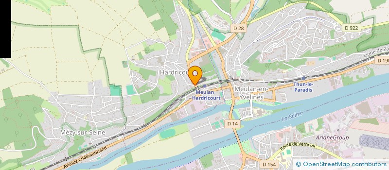 localisation de l'entreprise CRAY BATIMENT  HARDRICOURT