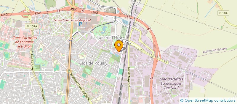 localisation de l'entreprise CRAYENCOUR à DIJON