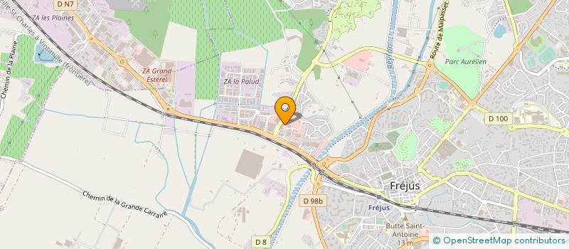 localisation de l'entreprise CRAYON II à FREJUS