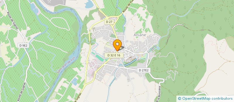 localisation de l'entreprise CRAYONS ET PINCEAUX à ANIANE