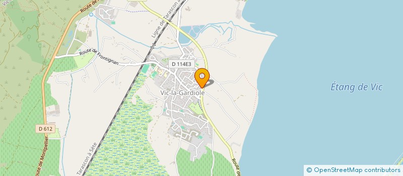 localisation de l'entreprise CRAYONS ET PINCEAUX DANS LE SAC A DOS  VIC-LA-GARDIOLE