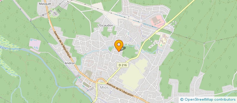 localisation de l'entreprise CRAYONS ET PINCEAUX DE BIGANOS  BIGANOS