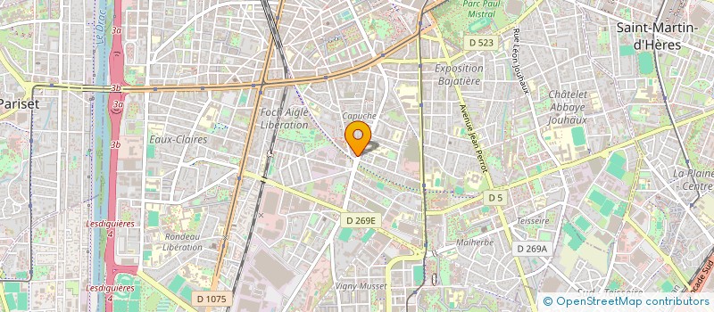 localisation de l'entreprise CRAZE CLAN  GRENOBLE