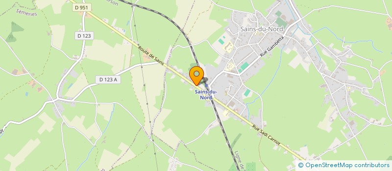 localisation de l'entreprise CRAZY  SAINS-DU-NORD