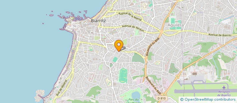 localisation de l'entreprise CRAZY BASK  BIARRITZ