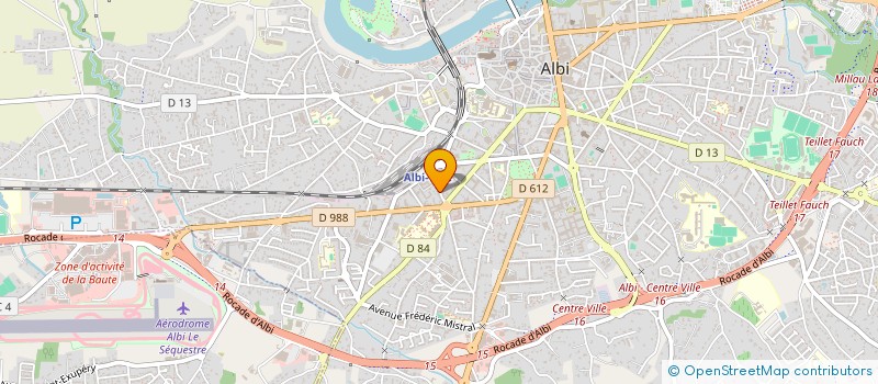 localisation de l'entreprise CRAZY BIKE RUN à ALBI