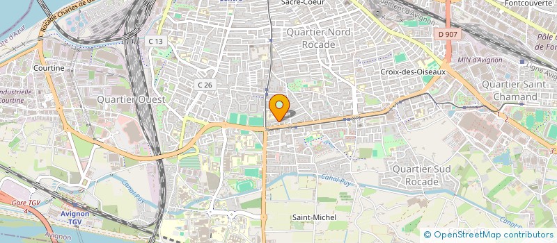 localisation de l'entreprise CRAZY CATS CLAN  AVIGNON