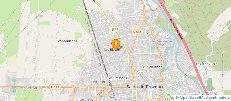 localisation de l'entreprise CRAZY CATS COUNTRY  SALON-DE-PROVENCE