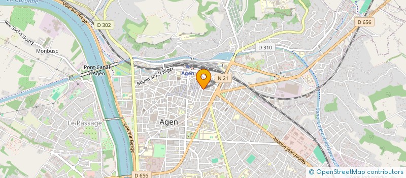 localisation de l'entreprise CRAZY COOL  AGEN