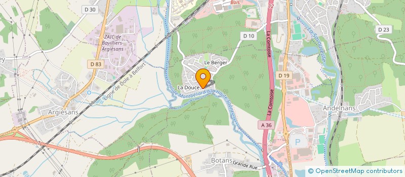 localisation de l'entreprise CRAZY CORP à BELFORT