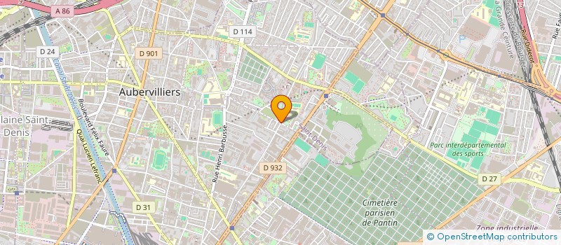 localisation de l'entreprise CRAZY CUISINE à AUBERVILLIERS